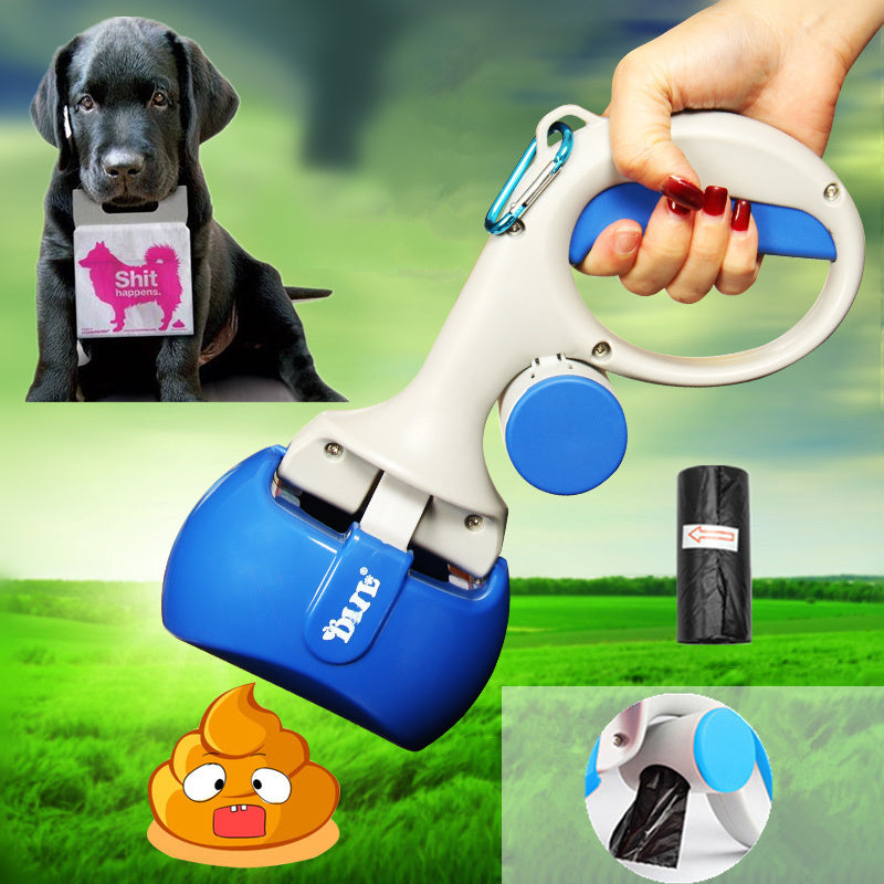 2 In 1 Pet Pooper Scooper Outdoor Waste Cleaning