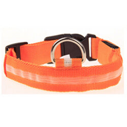 Nylon Pet Dog Collar LED